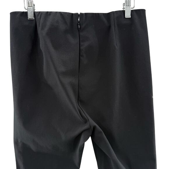 Rag & Bone Black Cotton Blend Slim Straight Casual Trouser Pants Back Zip 12 - Picture 6 of 12